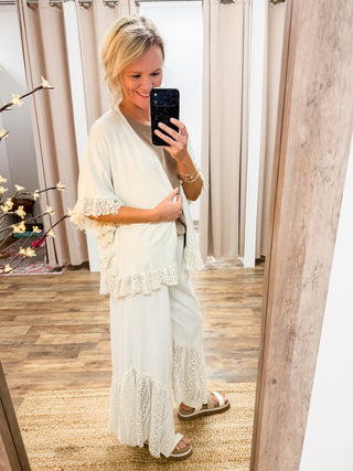 Lace Luxe Kimono