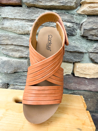 Good For You Tan Corky Wedge