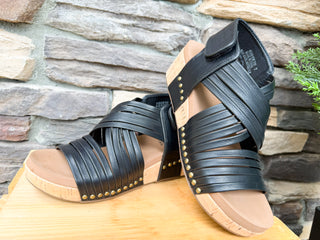 Good For You Black Corky Wedge