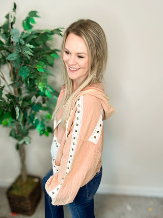 POL Pink Studded Jacket
