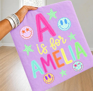 Custom Neon Letter and Name Tee - Kids
