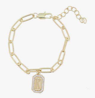Paperclip K Bracelet