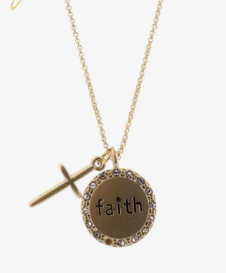 Faith Disc Necklace
