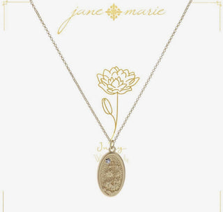 Waterlily Oval Necklace