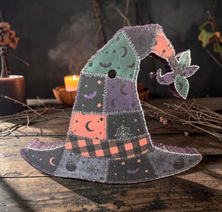 Patchwork Witch Hat Freshie