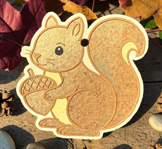Fall Squirrel Freshie