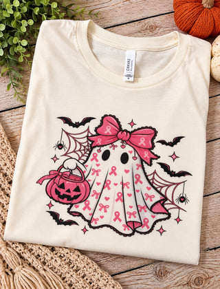 Breast Cancer Awareness Ghost Tee