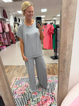 Silver BEST EVER Set | Women’s Boutique Lounge Set