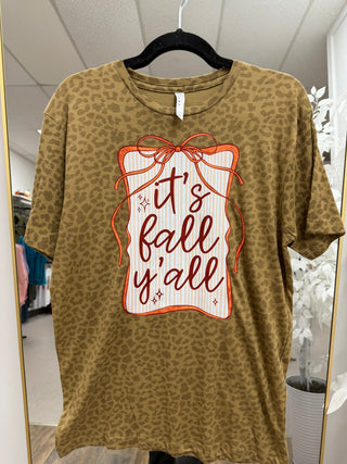 It is fall leopard  Tee
