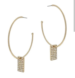Gold Hoop Earring