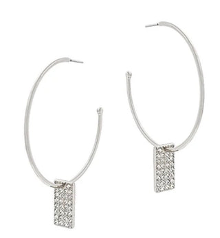 Silver Hoop Earring
