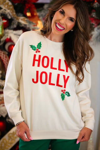 Holly Jolly Holiday Luxe Pullover