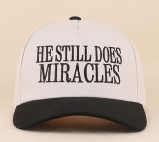 He Still Does Miracles Ballcap - Black - Hat