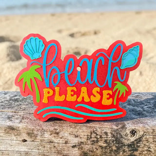 Beach Please Freshie | Summer Air Freshener