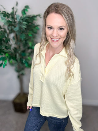 Sunday Brunch Polo - Yellow