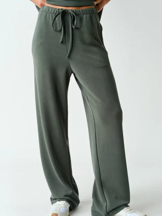 Laguna Wide Leg Pants - Sycamore